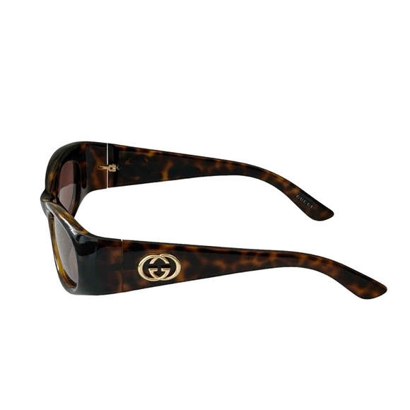 GUCCI Vintage 2000 Y2K Tortoiseshell GG 2968/S Sunglasses With Case - Picture 5 of 9